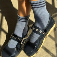 *NEW* Le Bon Shoppe Girlfriend Socks Indigo