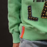 Useless Upcycled Snoopy Green Sweat