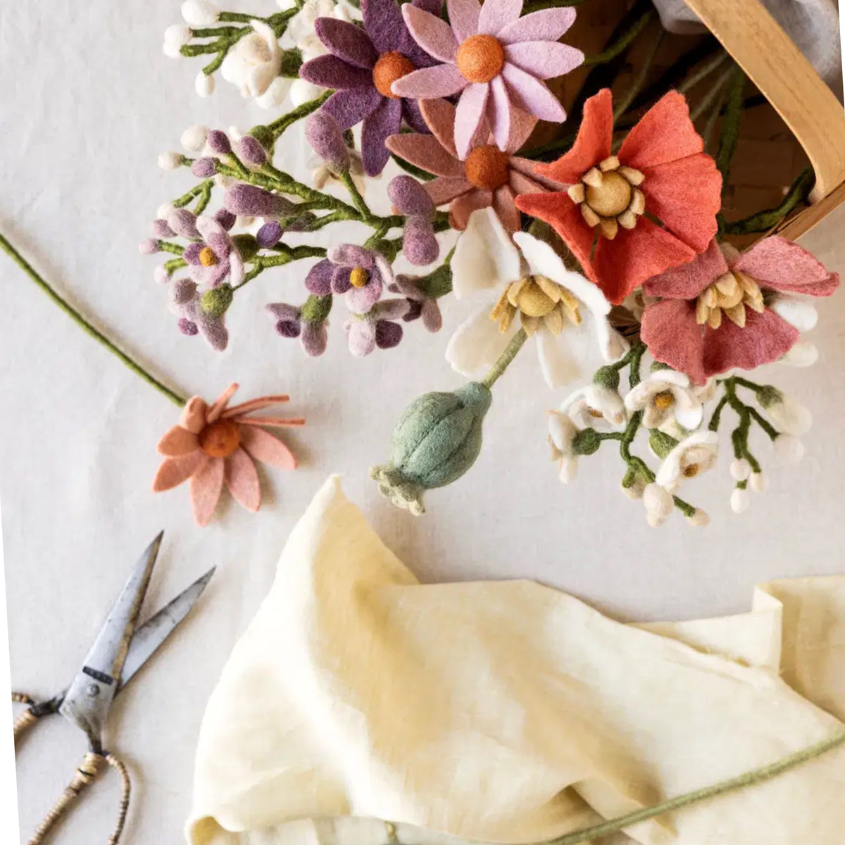 Felted Wisteria White