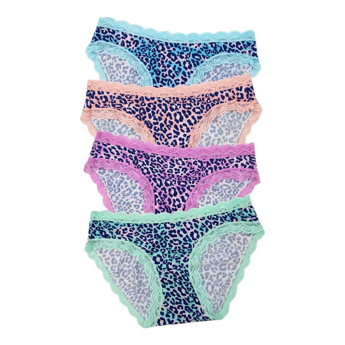 *NEW* Stripe & Stare Iridescent Leopard Knicker Box'