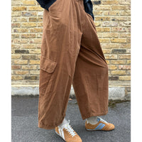 Baggy Needlecord Pants Camel