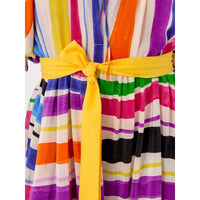 Mii Mona Dress Off-White Multicoloured