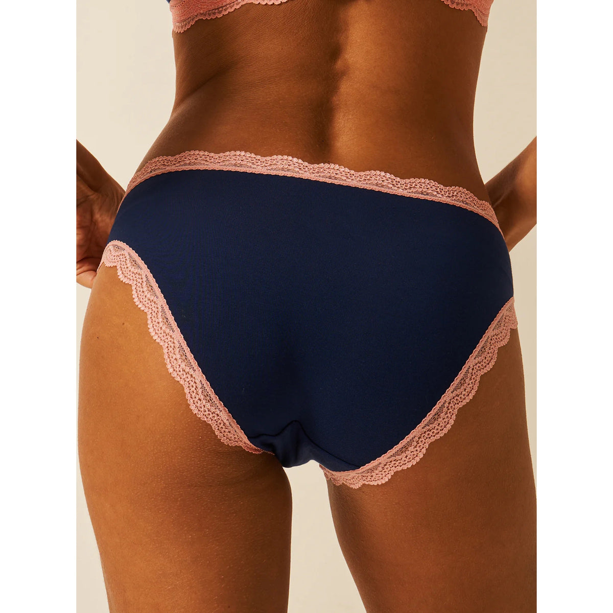 Stripe & Stare Navy Neon Pastel Knicker Box