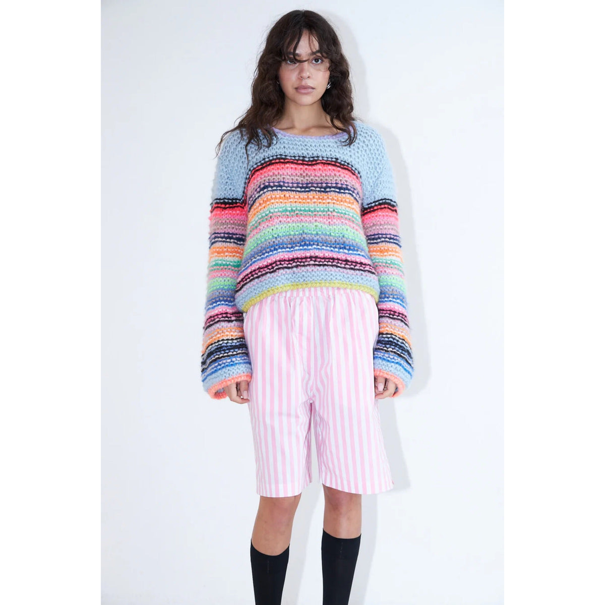 DawnxDare Sassie Stripe Ice Blue