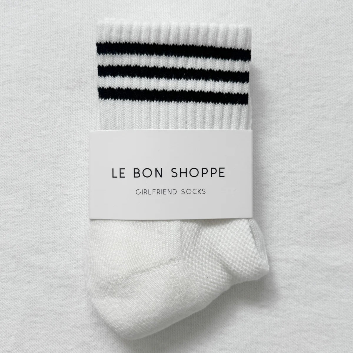 *NEW* Le Bon Shoppe Girlfriend Socks White
