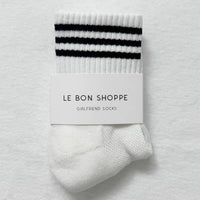 *NEW* Le Bon Shoppe Girlfriend Socks White