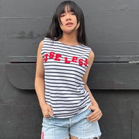 Stripe Appliqué Tank