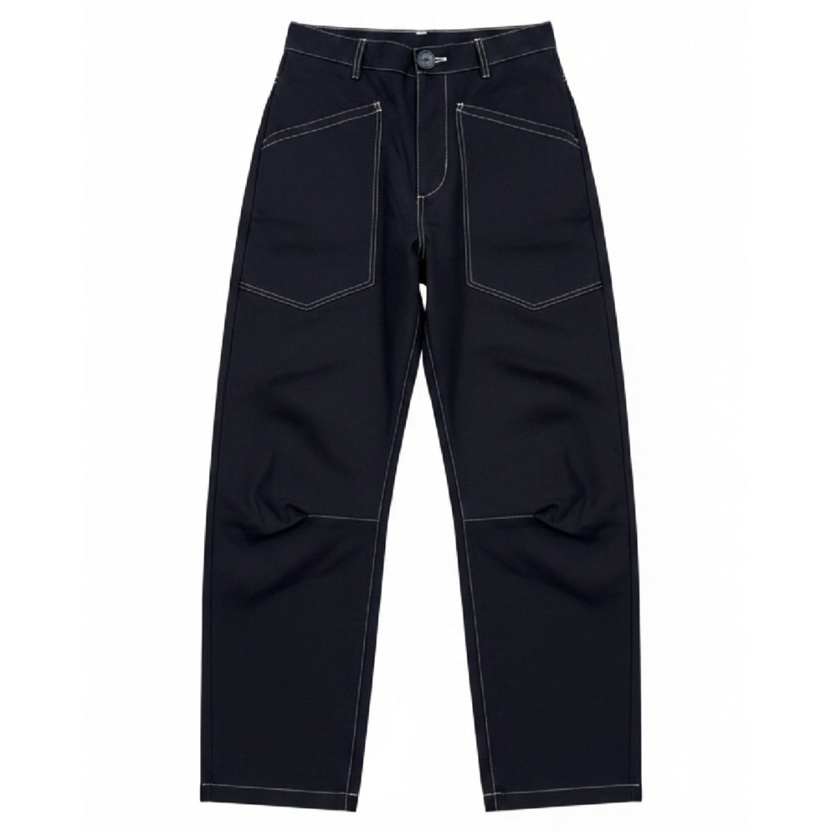 *SS26!* Topstitched Barrel Navy