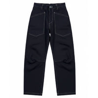 *SS26!* Topstitched Barrel Navy