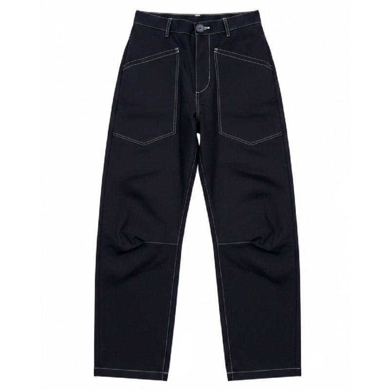 *SS26!* Topstitched Barrel Navy