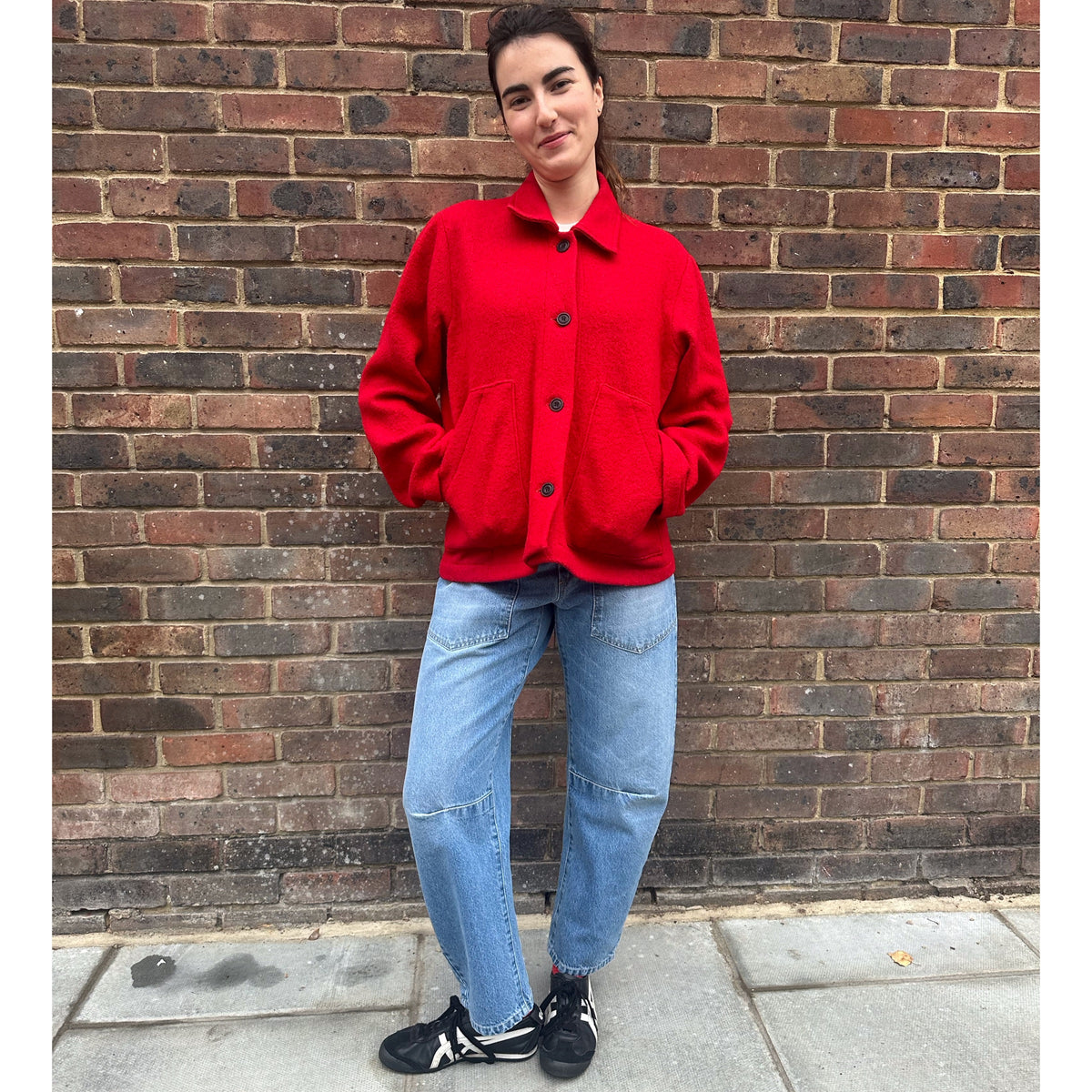 *NEW STYLE* Red Wool Workwear Jacket