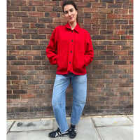 *NEW STYLE* Red Wool Workwear Jacket