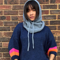 Cashmere Balaclava Light Blue