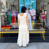 *NEW COLOUR* Cheesecloth Dress Ecru