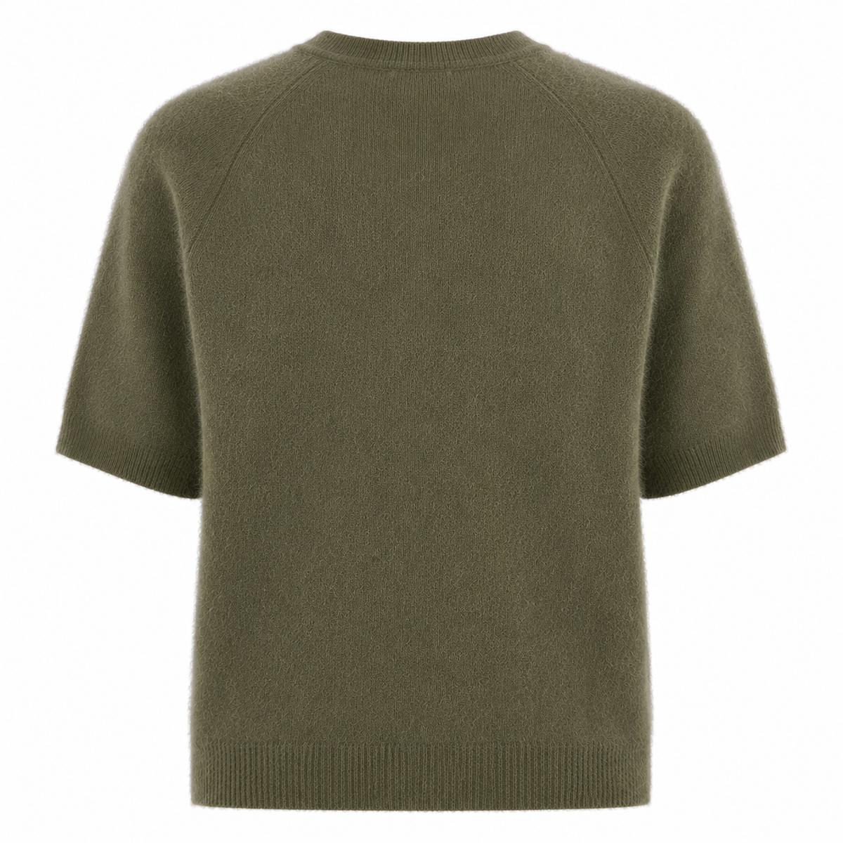 Jenna Brushed Cashmere Jumper Dark Moss