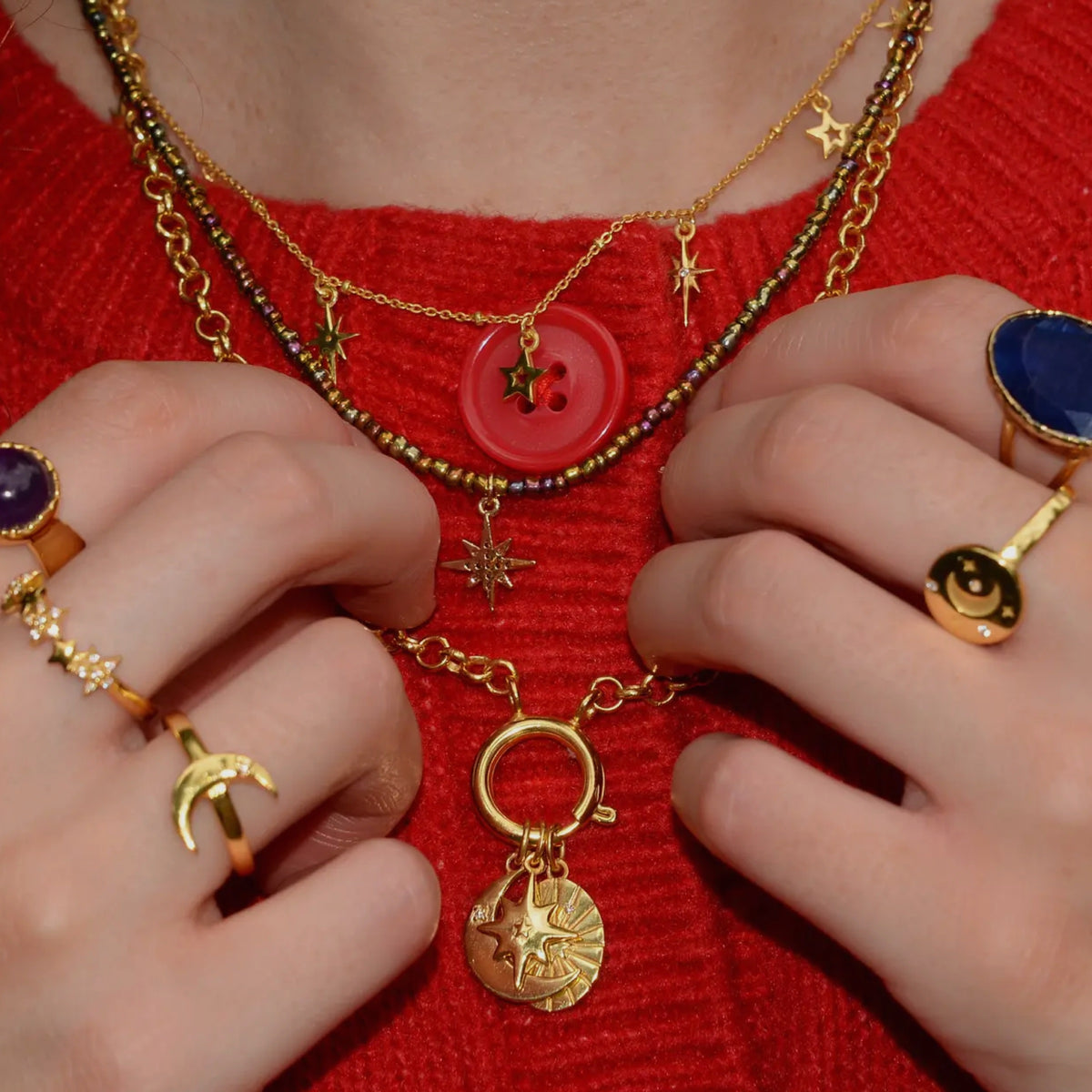 *NEW* Gold Charm Necklace