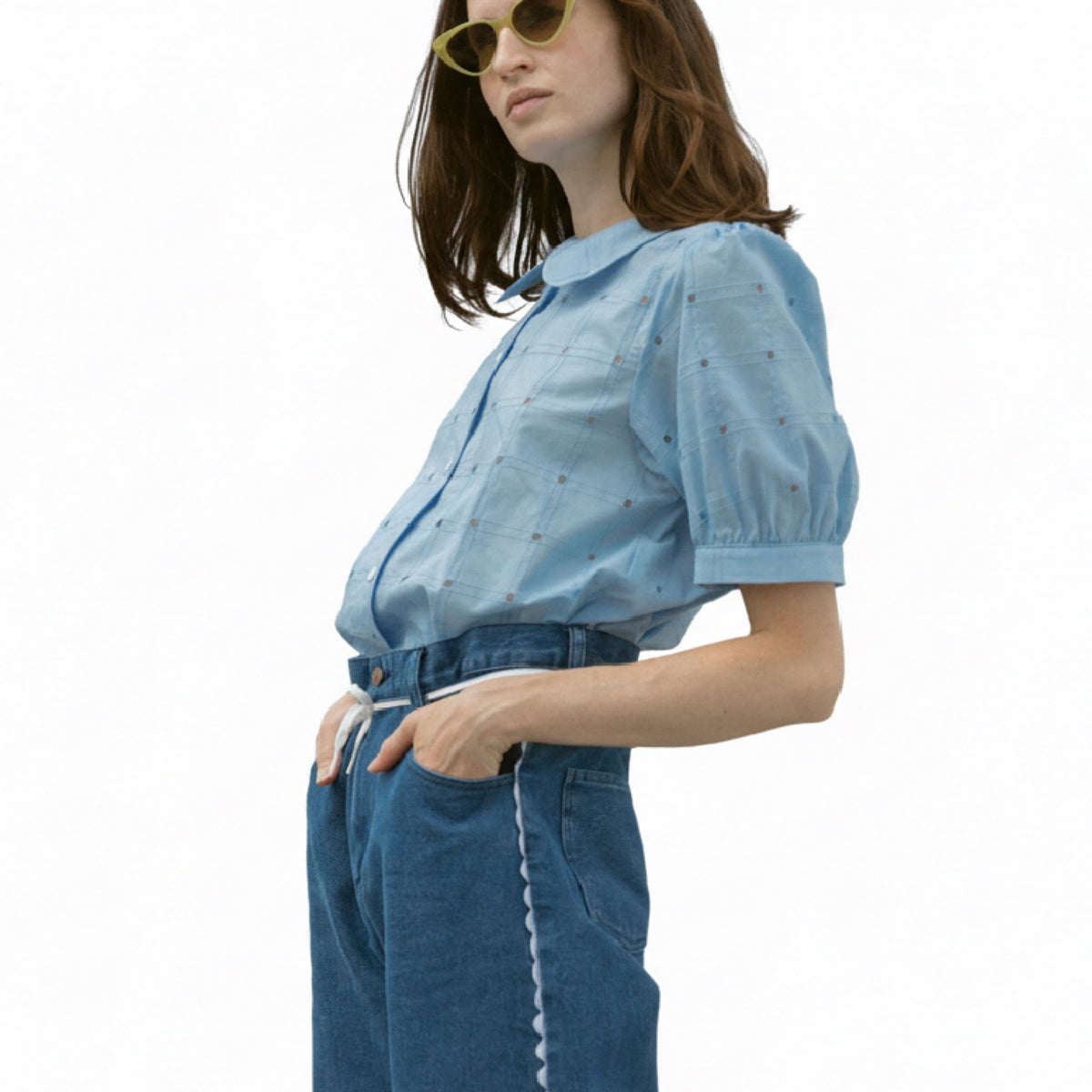 Relaxed Ric Rac Jeans