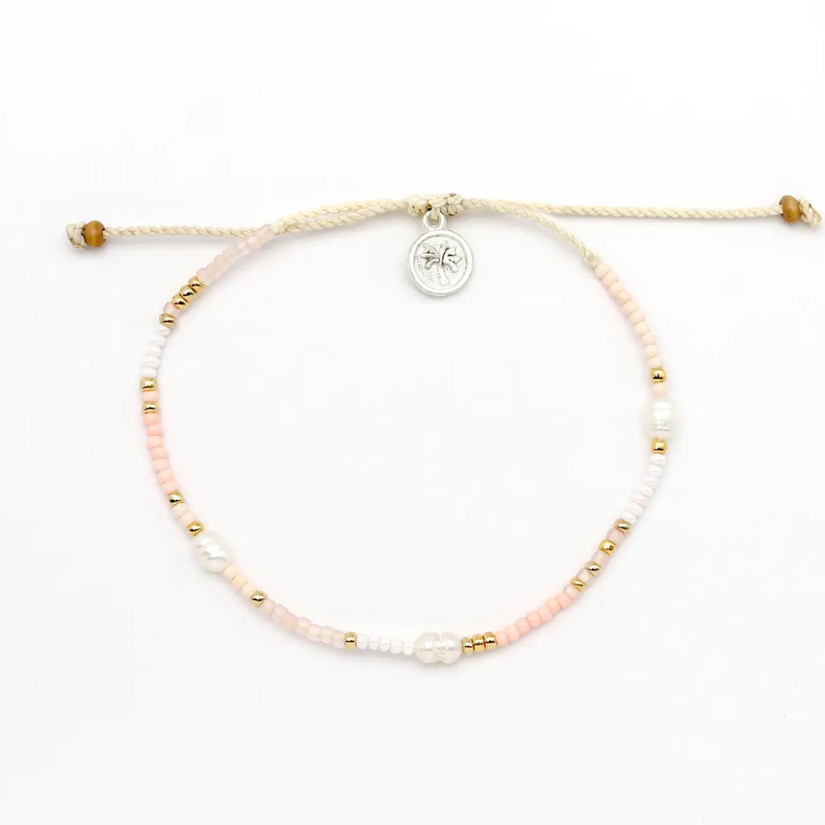 Cinta Beaded Surf Bracelet Pink