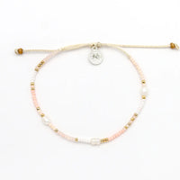 Cinta Beaded Surf Bracelet Pink