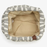 Emma Clutch Grey Stripe