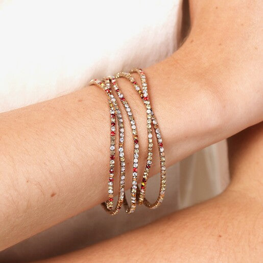 Autumn Crystal Tennis Bracelets
