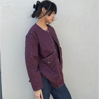 *NEW SEASON* Johanna Jacket Washed Aubergine