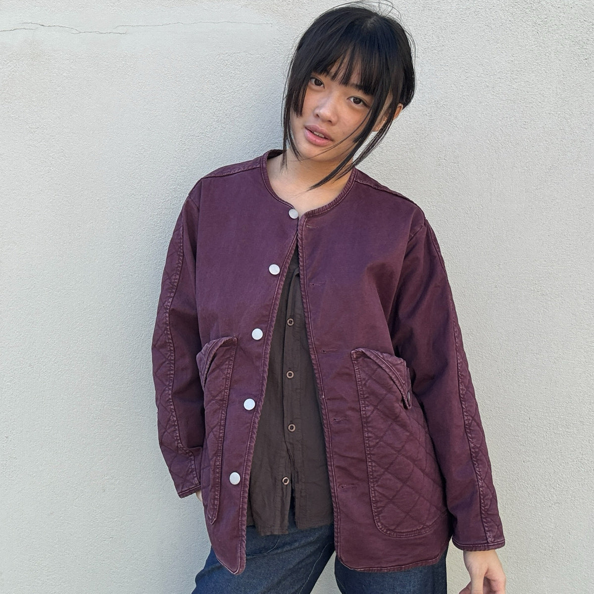 *NEW SEASON* Johanna Jacket Washed Aubergine