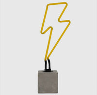 Neon Lightning Bolt
