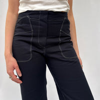 *SS26!* Topstitched Melrose Navy