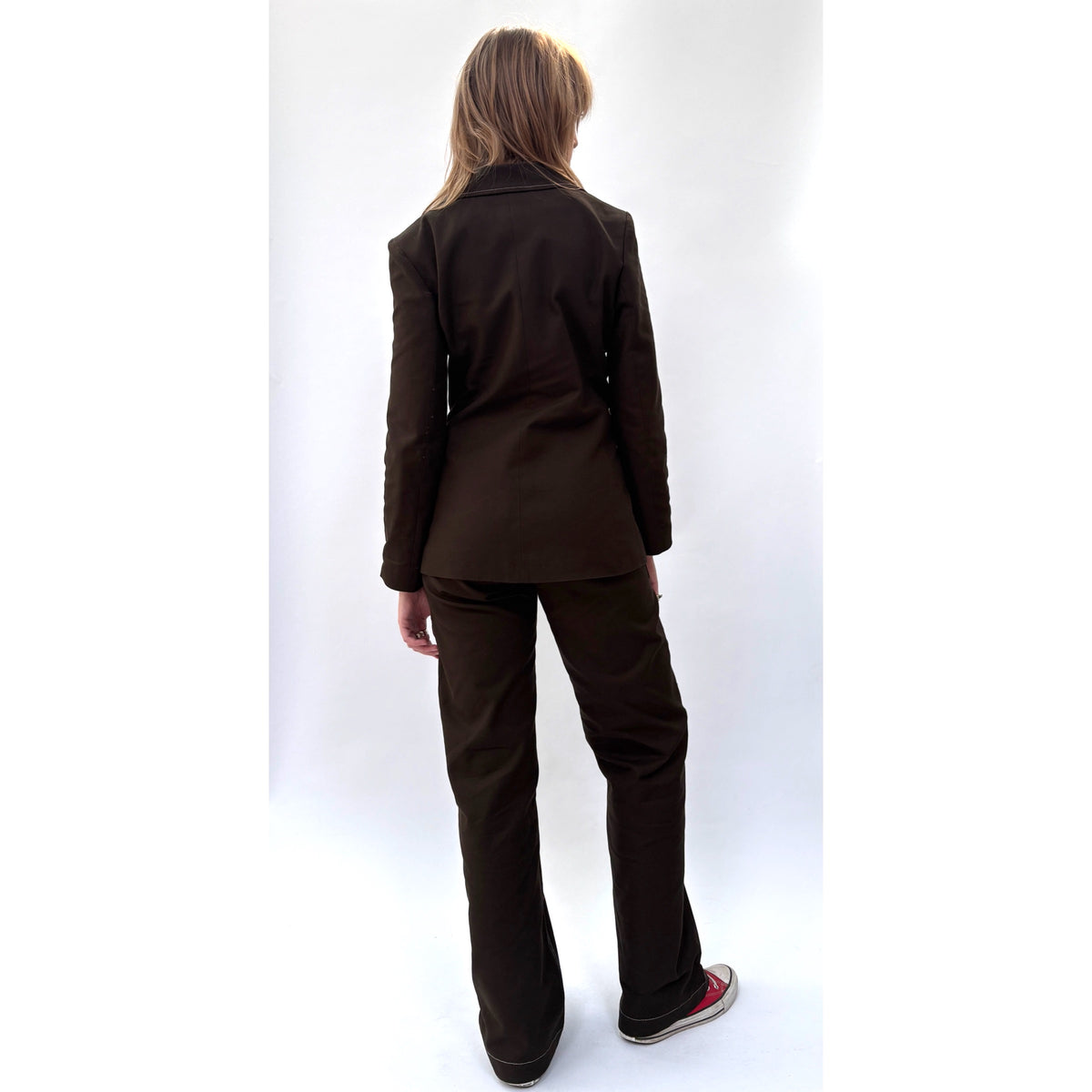 *SS26!* Topstitched Susan Jacket Chocolate