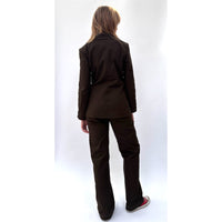 *SS26!* Topstitched Susan Jacket Chocolate