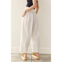 Amente Linen Seamed Pants