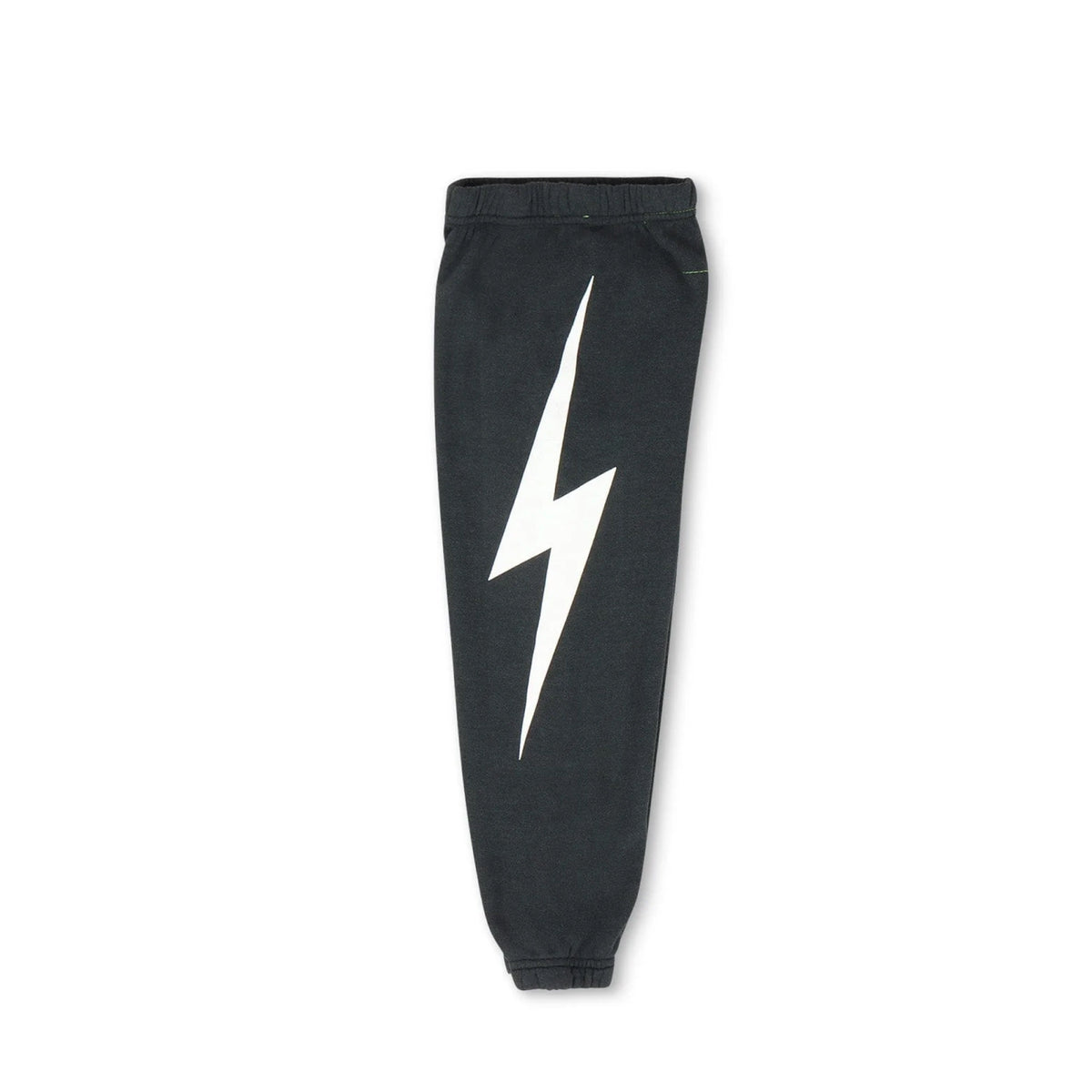 Bolt Print Kids Sweatpant Charcoal/White