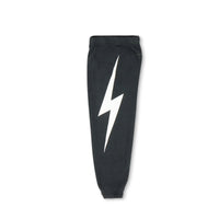 Bolt Print Kids Sweatpant Charcoal/White