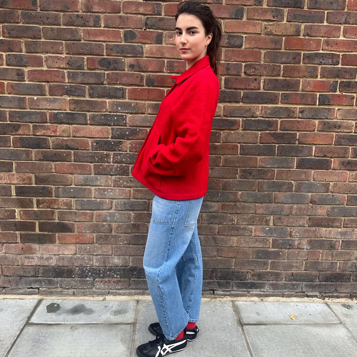 *NEW STYLE* Red Wool Workwear Jacket