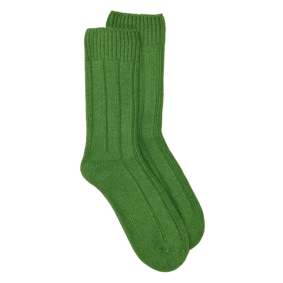 Sally Recycled Wool Ankle Sock Green