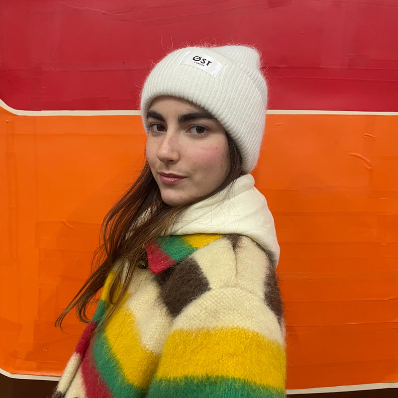 *NEW COLOUR* Angora Beanie White