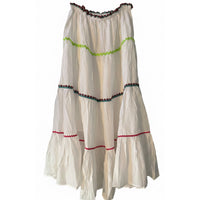 *NEW STYLE* Ric Rac Skirt White