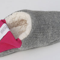 *NEW* Slippers Reversible Grey Knit x Wool