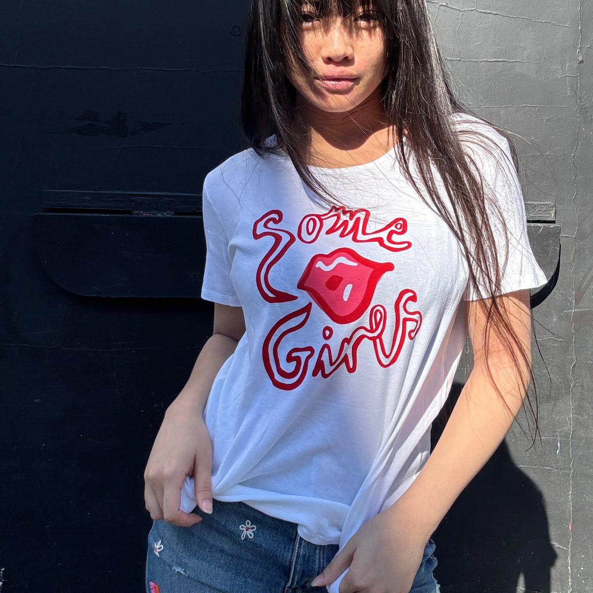 Some Girls White T