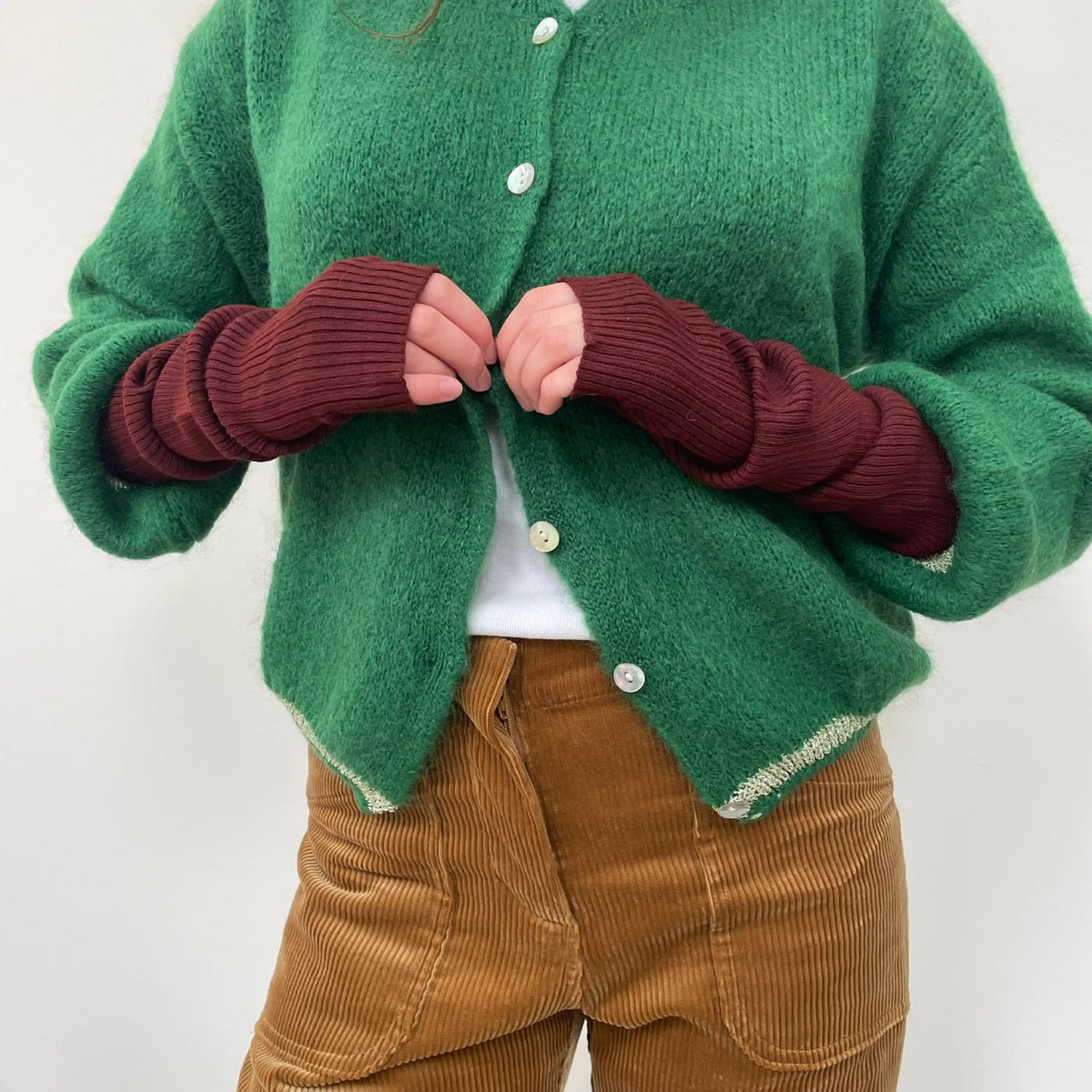 *NEW* Wrist Warmers Bordeaux