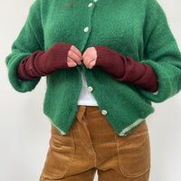 *NEW* Wrist Warmers Bordeaux