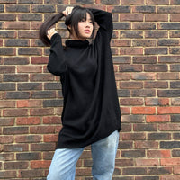 *NEW* Absolut Cashmere Extra Long Turtle Neck Black