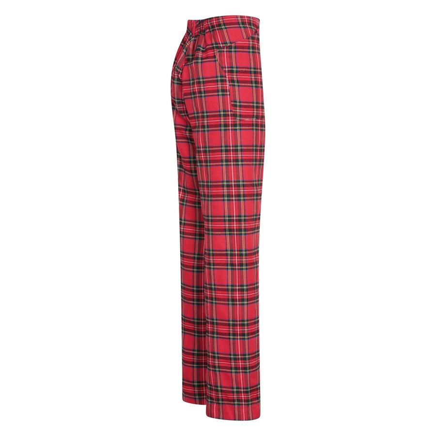 The West Village Melrose Trousers Red Tartan