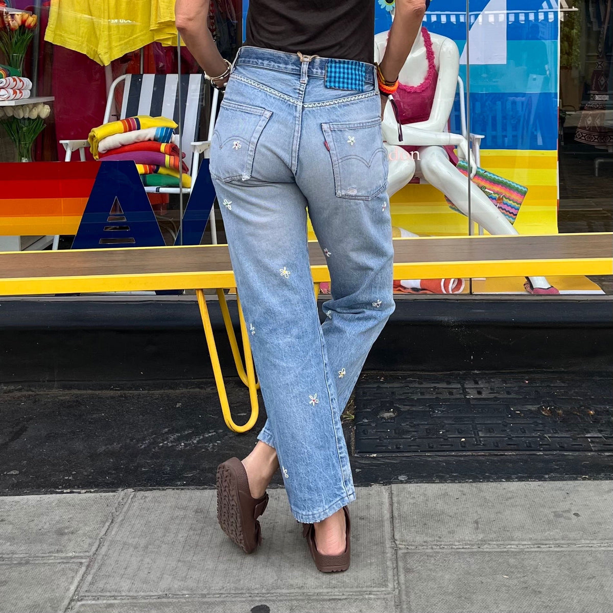 Useless Hand-Embroidered Vintage Levi's