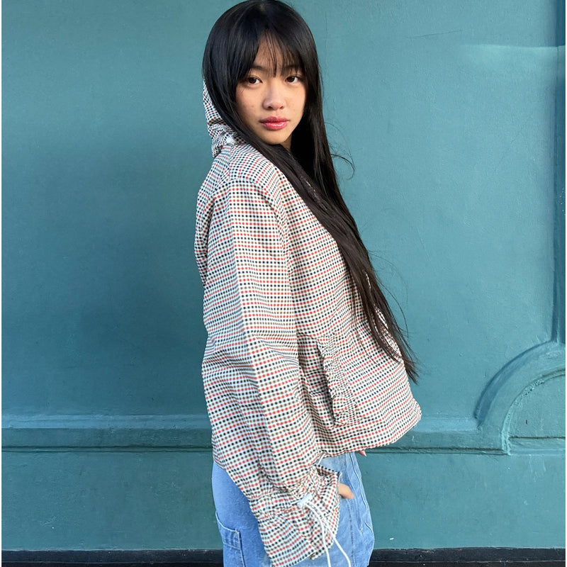 Ginny & Me Flared Windbreaker Neutral Check