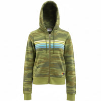 *NEW COLOUR* 5 Stripe Zip Up Camo/Aquamarine