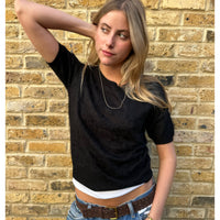 Amaya Brushed Cashmere Jumper Black
