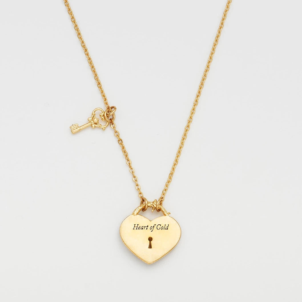 Eve Heart Lock & Key Necklace