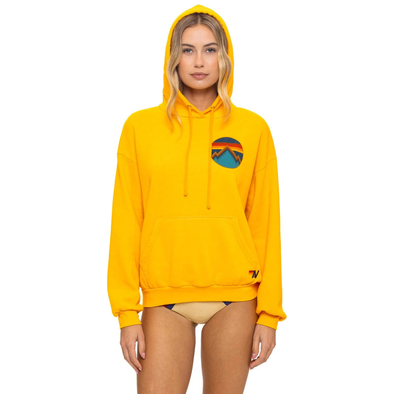 All Seasons Circle Pullover Hoodie Relaxed Gold